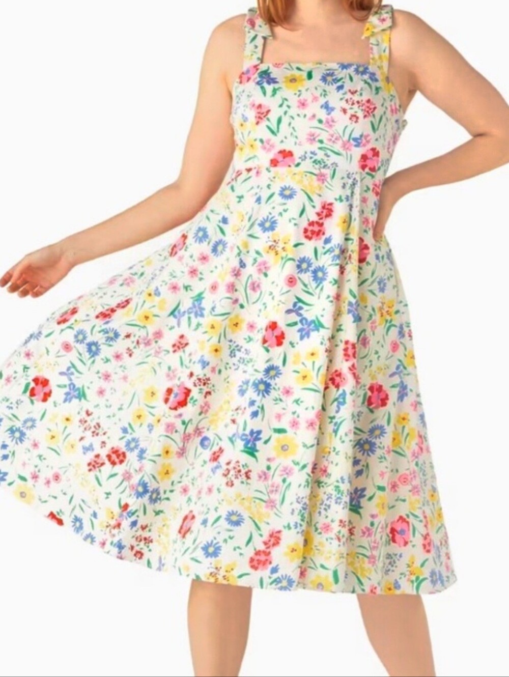 The Kate Spade NWT $429 Garden Bouquet Dress 12 Beautiful Floral Pattern